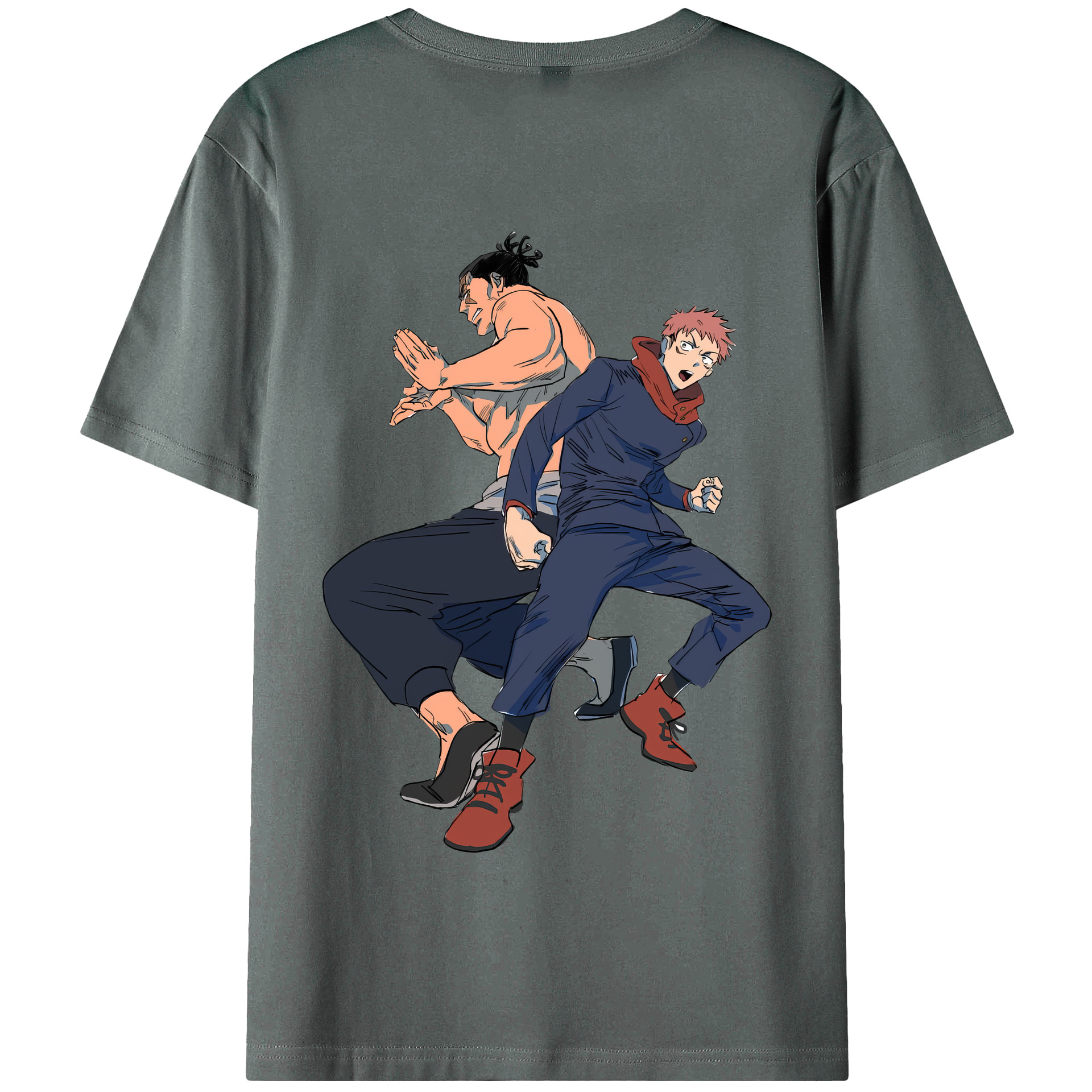 （画像用） 呪術廻戦 Jujutsu Kaisen 綿100％半袖Tシャツ（背面プリント）